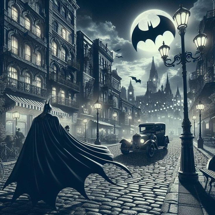 Gotham City skyline